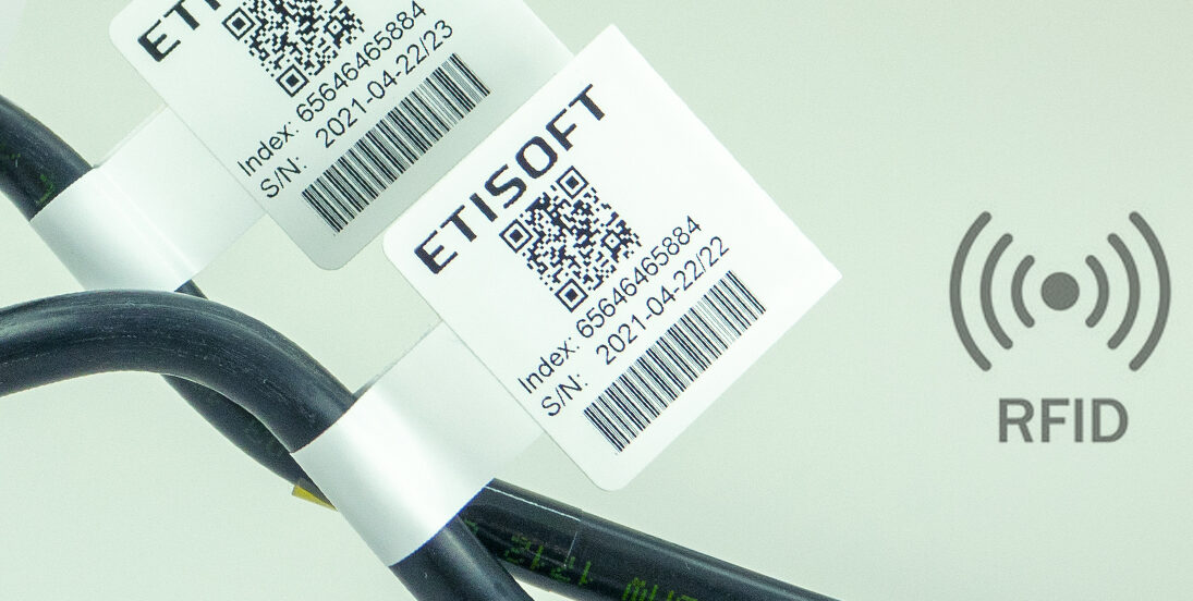 etykiety RFID, etykiety na produktach, etykieta flaga, oznaczanie przewodów hydraulicznych