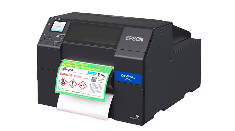 EPSON ColorWorks C6500 fra Etisoft. Farve etiketprinter